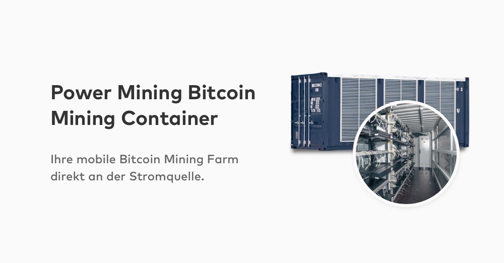 Power Mining Bitcoin Mining Container - MIGODI